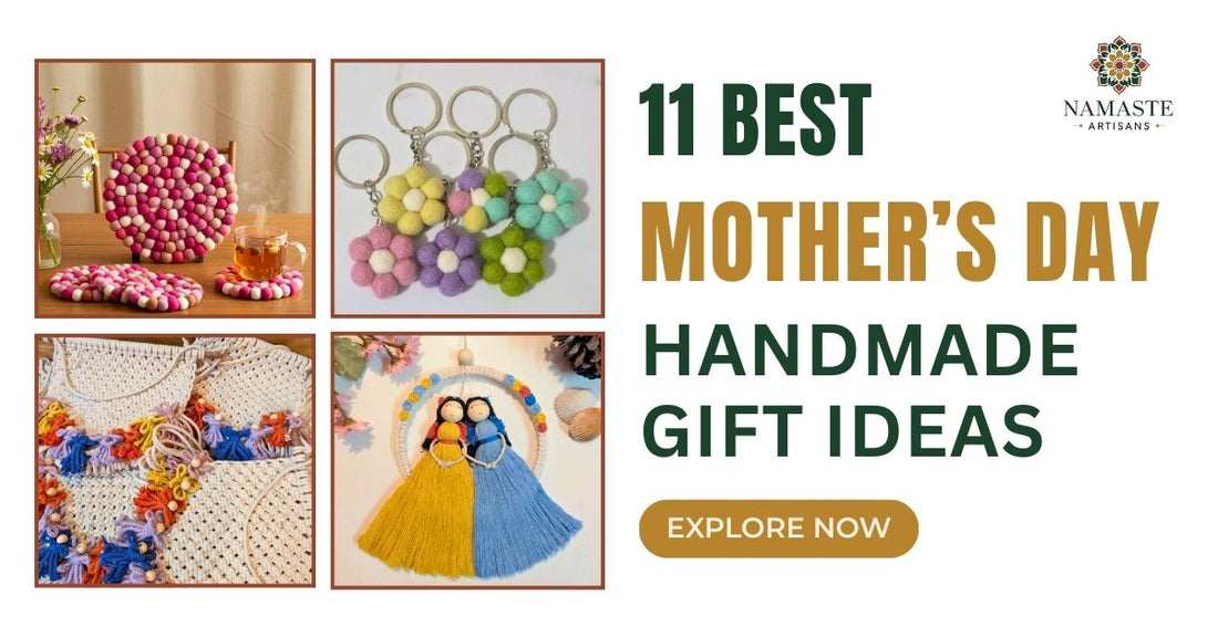 Last-minute Mother's Day gift ideas featuring handmade wool felt and hemp products from Nepal — ethical and sustainable