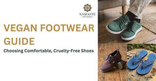 Comfortable cruelty-free vegan footwear guide featuring handmade hemp shoes from Nepal — ethical, sustainable and breathable