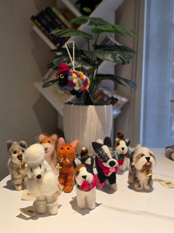 Felt Ornaments - namaste artisans