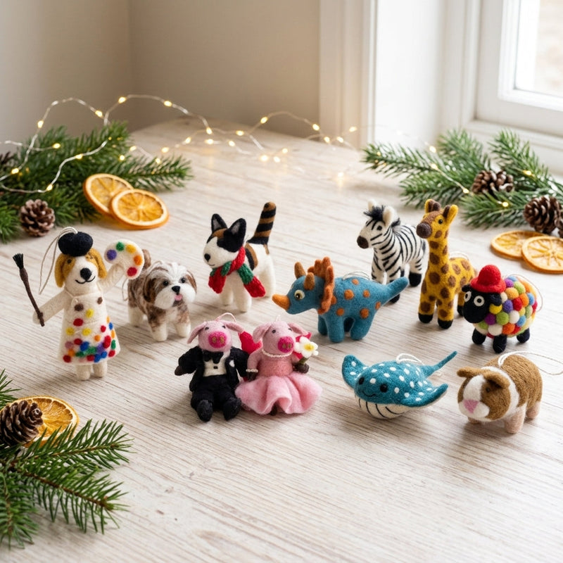 Felt Festivities Handcrafted Ornaments