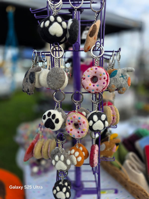 Felt Keyrings - namaste artisans