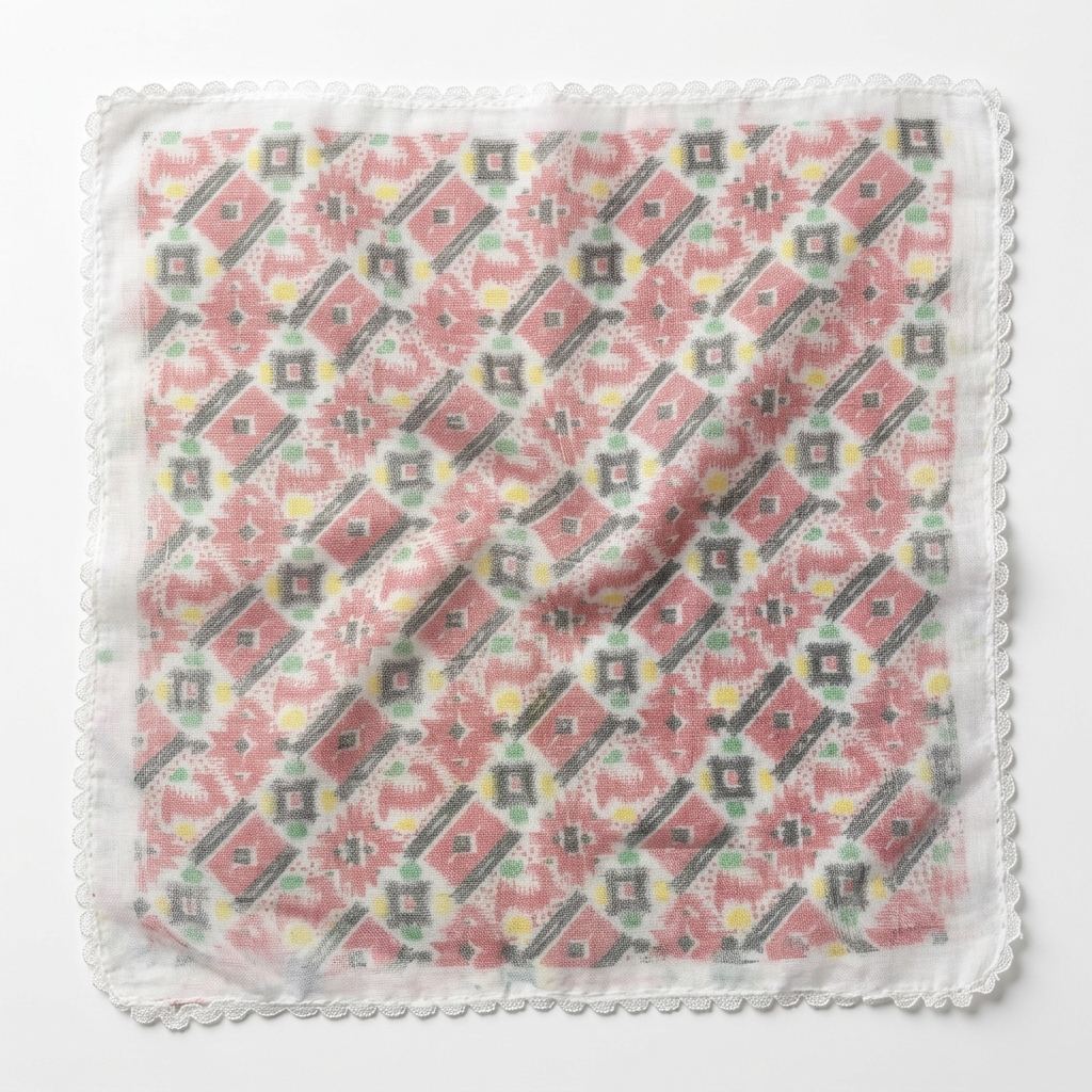 Nepali Dhaka Rumal – Traditional Woven Handkerchief