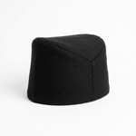 Bhatgaule Topi with Khukuri Cross Pin – Nepali Black Cap Set