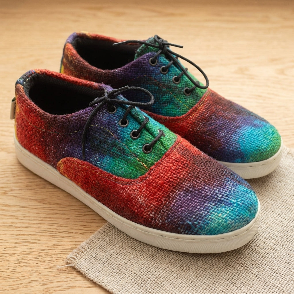 Hemp Lace-up Shoes