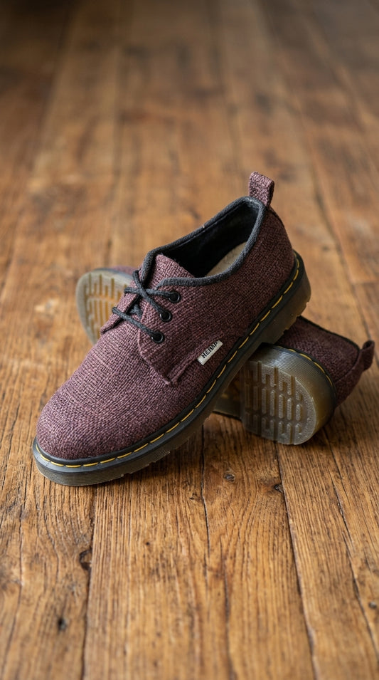 Eco - Friendly Handmade Hemp Half Boots: Vegan Nepali - Style Footwear for Hiking and Festivals Festival_Ready_Shoes