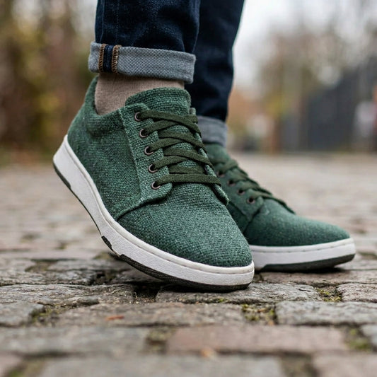Eco - Friendly Hemp Sneakers: Handmade Organic Vegan Unisex Footwear for Sustainable Comfort and Style ecofriendly_shoe_low