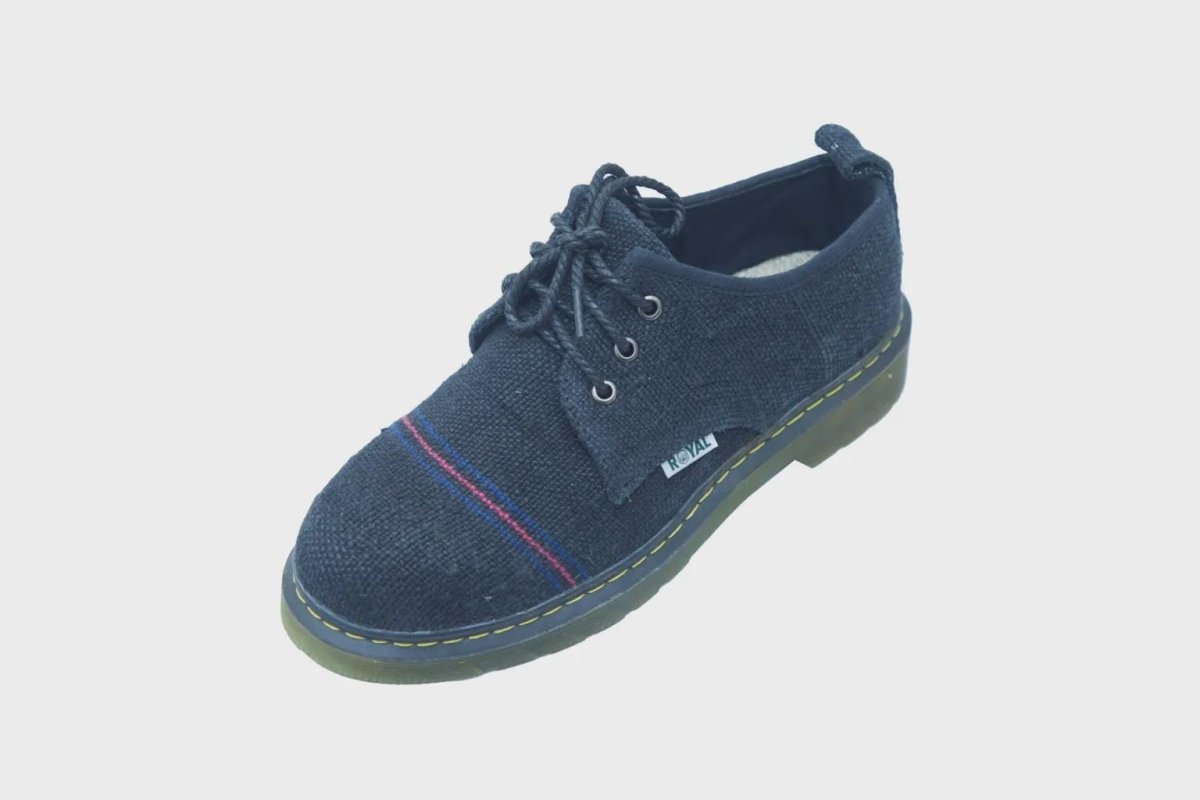 Eco - Friendly Handmade Hemp Half Boots: Vegan Nepali - Style Footwear for Hiking and Festivals Festival_Ready_Shoes