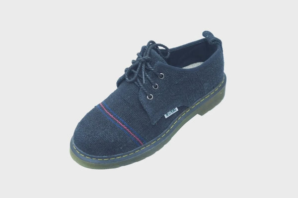 Eco - Friendly Handmade Hemp Half Boots: Vegan Nepali - Style Footwear for Hiking and Festivals Festival_Ready_Shoes