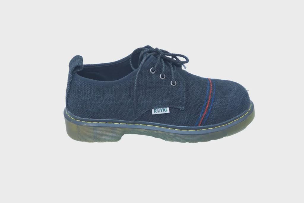 Eco - Friendly Handmade Hemp Half Boots: Vegan Nepali - Style Footwear for Hiking and Festivals Festival_Ready_Shoes