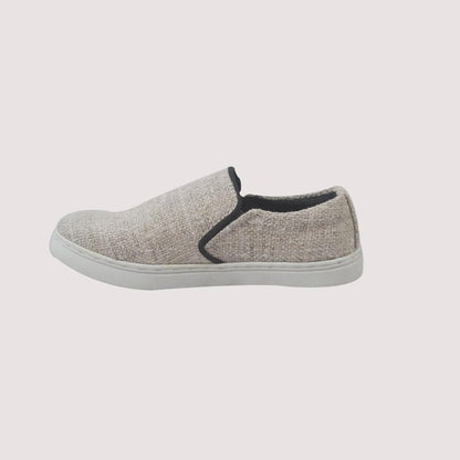 Eco - Friendly Hemp Slip - On Sneakers: Handmade Vegan Footwear from Nepal for Sustainable Comfort Durable_Vegan_Shoes