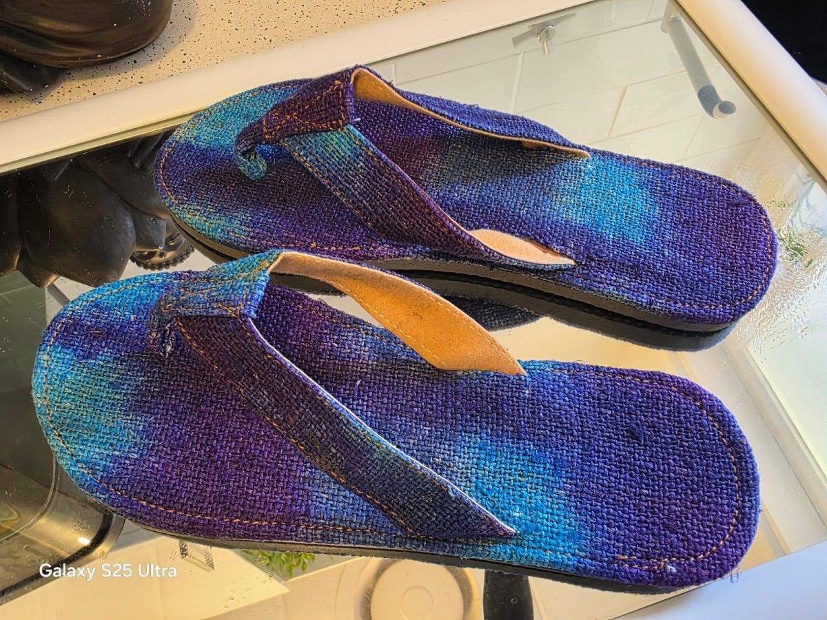 Eco - Friendly Unisex Hemp Flip Flops | Fair Trade Sandals | Sustainable Summer Footwear Australia beach_sandals