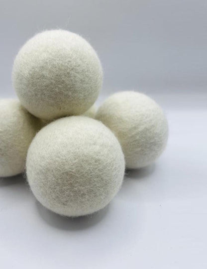 Eco Wool Dryer Balls: Handmade, Natural Fabric Softener Felted_Wool_Spheres