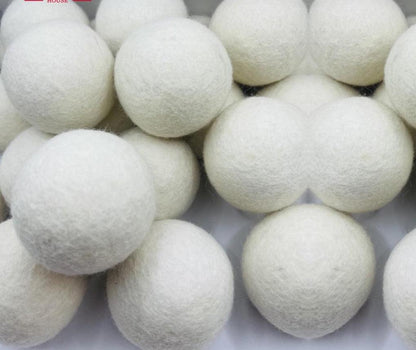 Eco Wool Dryer Balls: Handmade, Natural Fabric Softener Felted_Wool_Spheres