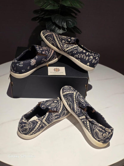 Mandala Hemp Sneakers: Casual Bohemian Shoes (Unisex, Sustainable) casual_hippie_shoe