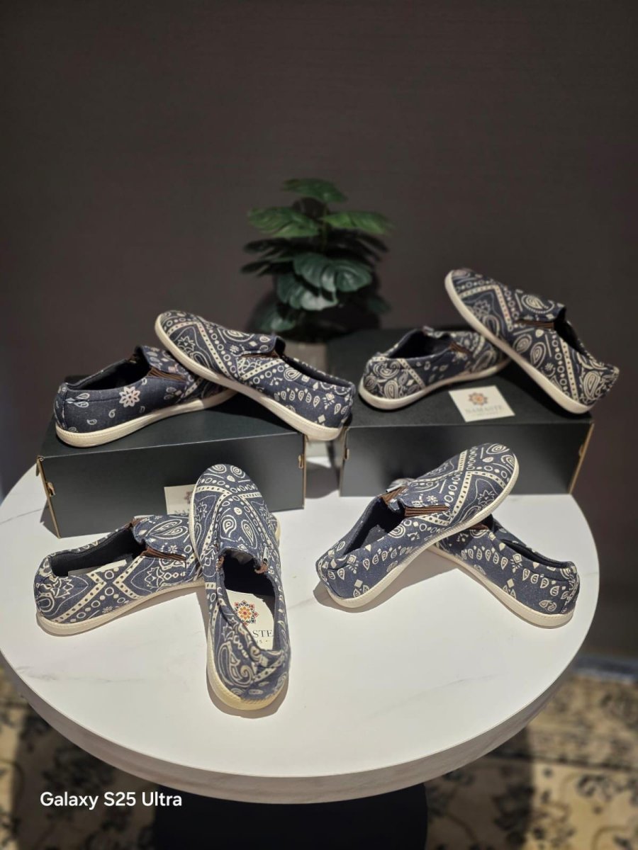 Mandala Hemp Sneakers: Casual Bohemian Shoes (Unisex, Sustainable) casual_hippie_shoe