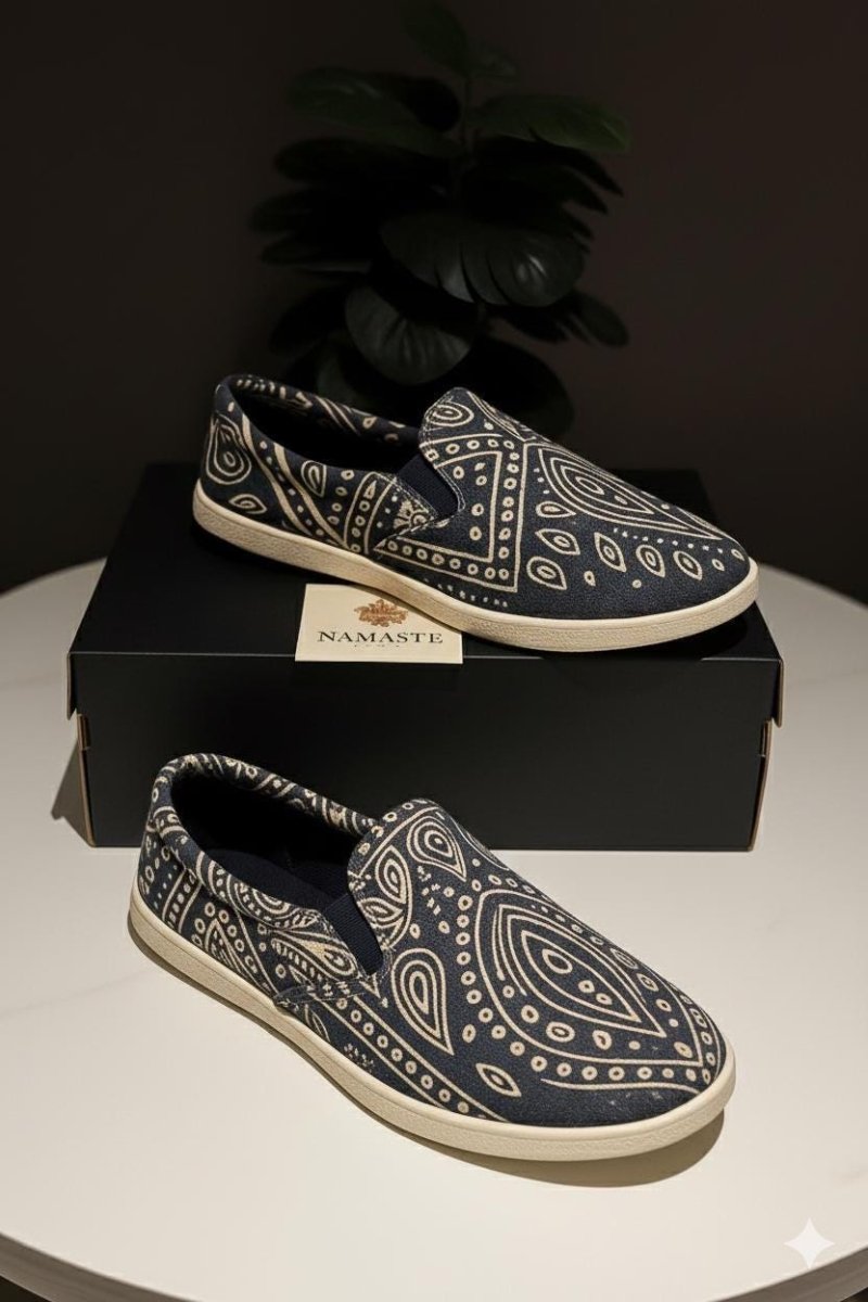 Mandala Hemp Sneakers: Casual Bohemian Shoes (Unisex, Sustainable) casual_hippie_shoe