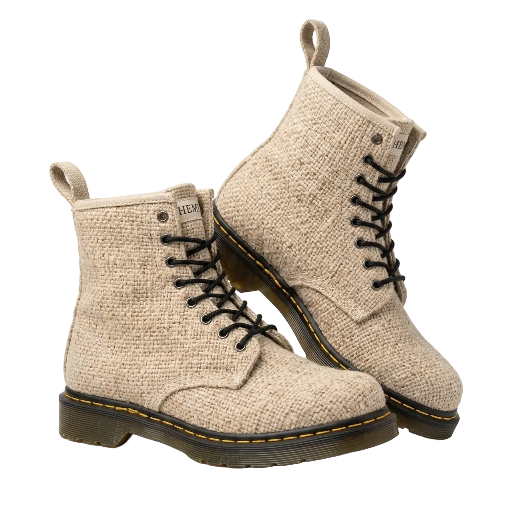 Weiße Wanderstiefel aus Hanf Australien
