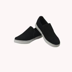 Eco Hemp Slip‑On Sneakers — Black
